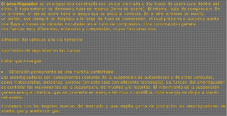 Cuadro de texto: El amortiguador es un dispositivo construido con un eje cromado y dos tubos de acero (uno dentro del otro). El tubo exterior se denomina tubo de reserva (lleno de aceite). El interno, tubo de compresin. En un extremo, el eje de acero tiene el apoyo que se ancla al vehculo. En el otro extremo se monta un pistn, que siempre se desplaza a lo largo del tubo de compresin, el cual presiona o succiona aceite que fluye a travs de vlvulas instaladas en el tubo de compresin. Esta construccin genera dos fuerzas muy diferentes, extensin y compresin, cuyas funciones son:Adhesin del vehculo a la va terrestreAportacin de seguridad en las curvasEvitar que navegueObtencin permanente de una marcha confortableLos amortiguadores son componentes comunes de la suspensin de automviles y de otros vehculos, como motocicletas, bicicletas, aviones (en este caso con diferente tecnologa). La funcin del amortiguador es controlar los movimientos de la suspensin, los muelles y/o resortes. El movimiento de la suspensin genera energa cintica, que se convierte en energa trmica o calorfica. Esta energa se disipa a travs del aceite.Contamos con las mejores marcas del mercado y una amplia gama de productos en amortiguadores de aceite, gas y aceite con gas.